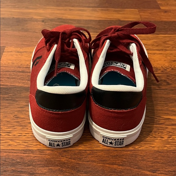 Converse All Star Men's Red and Black Sneakers - Picture 5 of 10